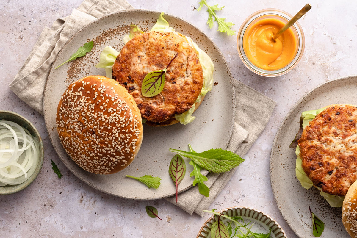 Saftige Jackfruit Burger Patties Jackfruit Rezept von JACKY F.