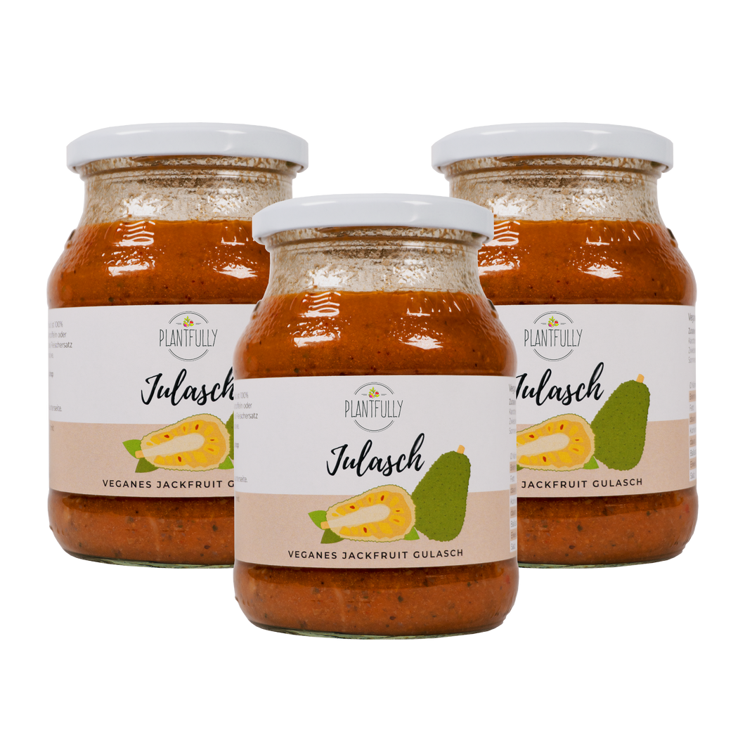 Plantfully Julasch - Veganes Jackfruit Gulasch