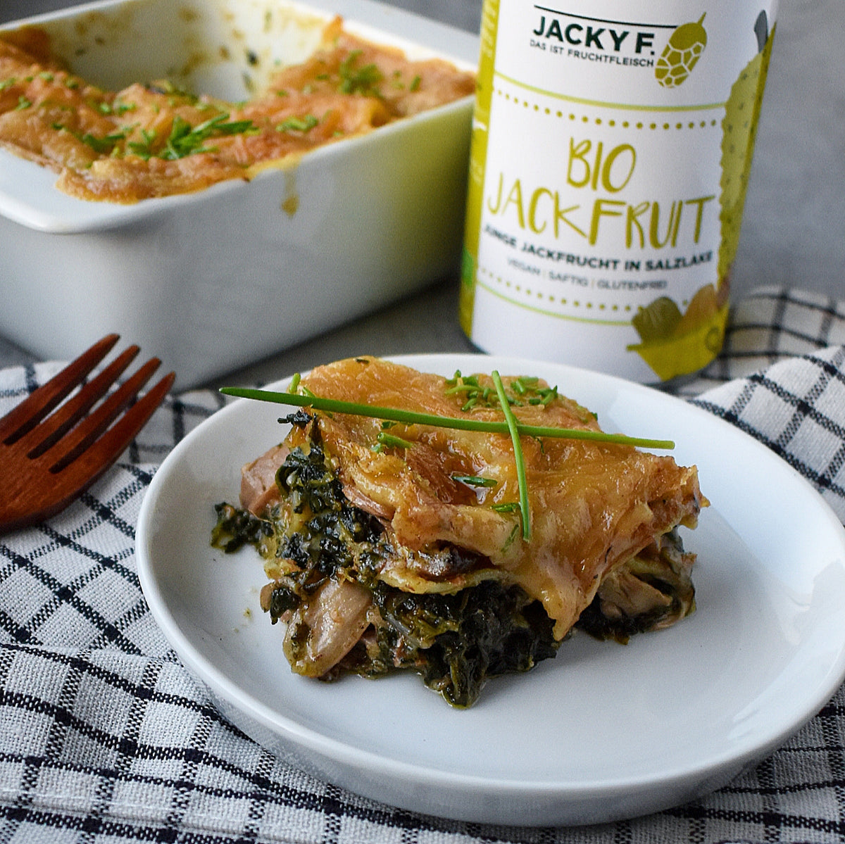Jackfruit Lasagne veggiebeccy JACKY F.