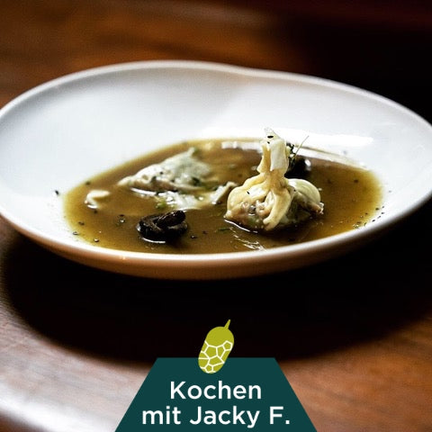 Pilz Jackfruit Wan Tan Suppe | Cooking with Thore