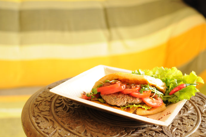 Jackfruit-Sandwich - Indisches Feuer