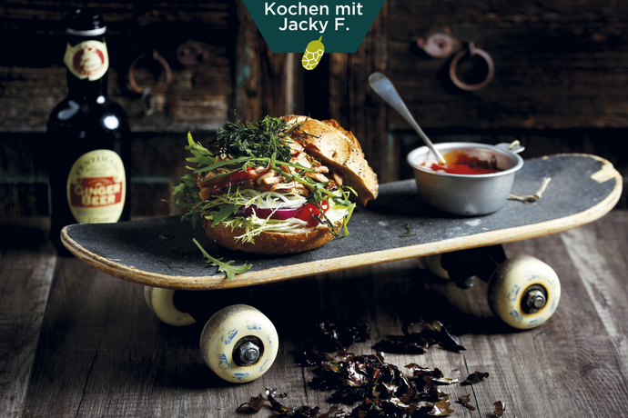 Jackfruit Algen Burger | Ocean's Flavour
