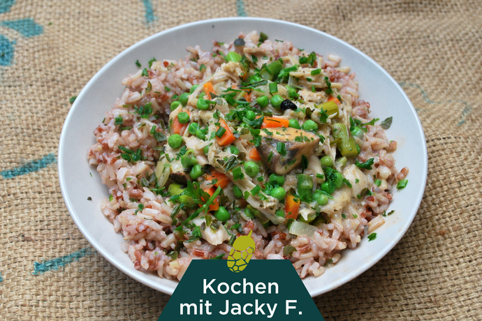 Veganes Jackfruit Frikassee | Whole Food Box